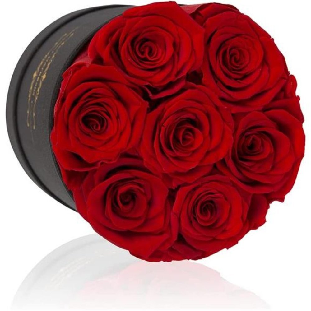 Real Roses in a Box Roses  (Red) - Picture 3 of 6